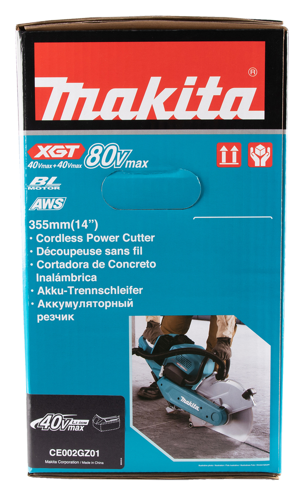 Akku-Trennschleifer XGT 2x40V=80Vmax, Makita CE002GZ01
