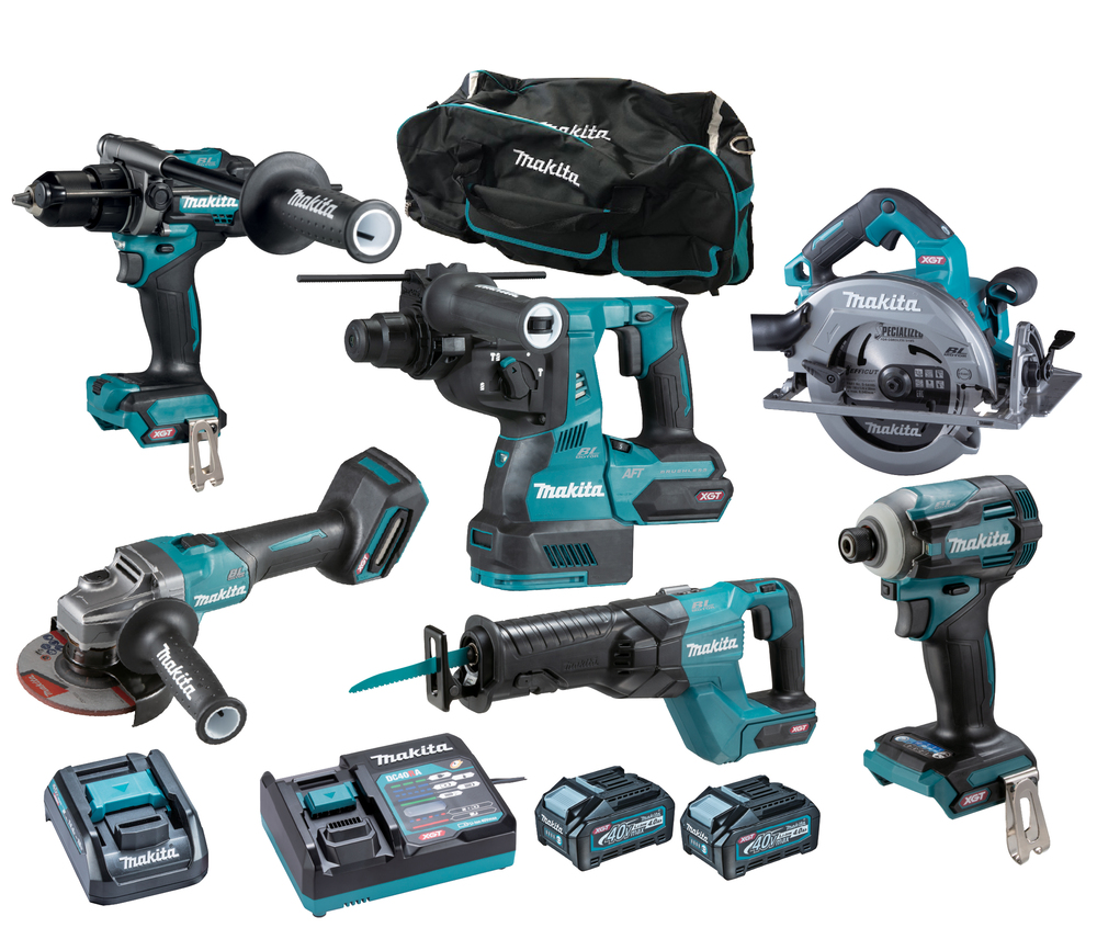 SET 6 Akku-Maschinen XGT, Makita DK0115G601
