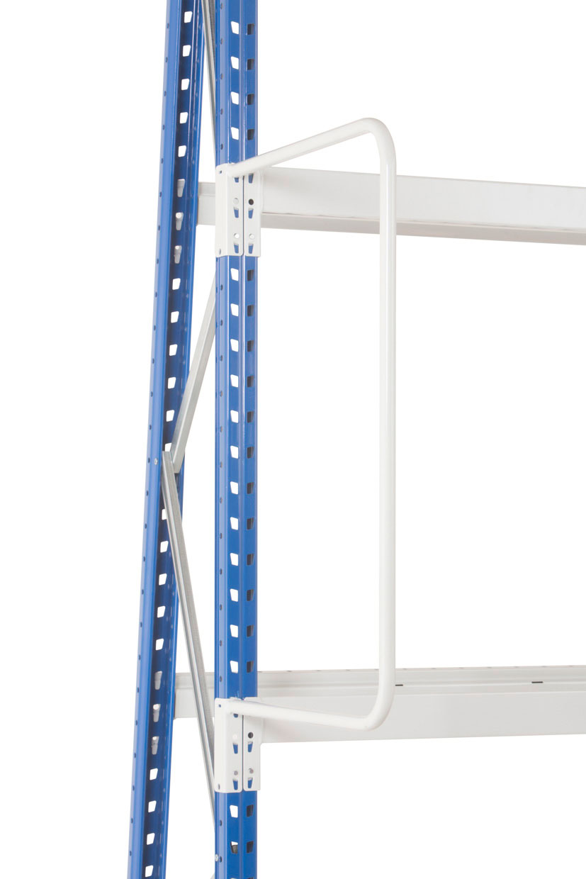 Trennelement VR Bogen D20 H750 x L500 mm rechts, am Rahmen montiert, RAL7035