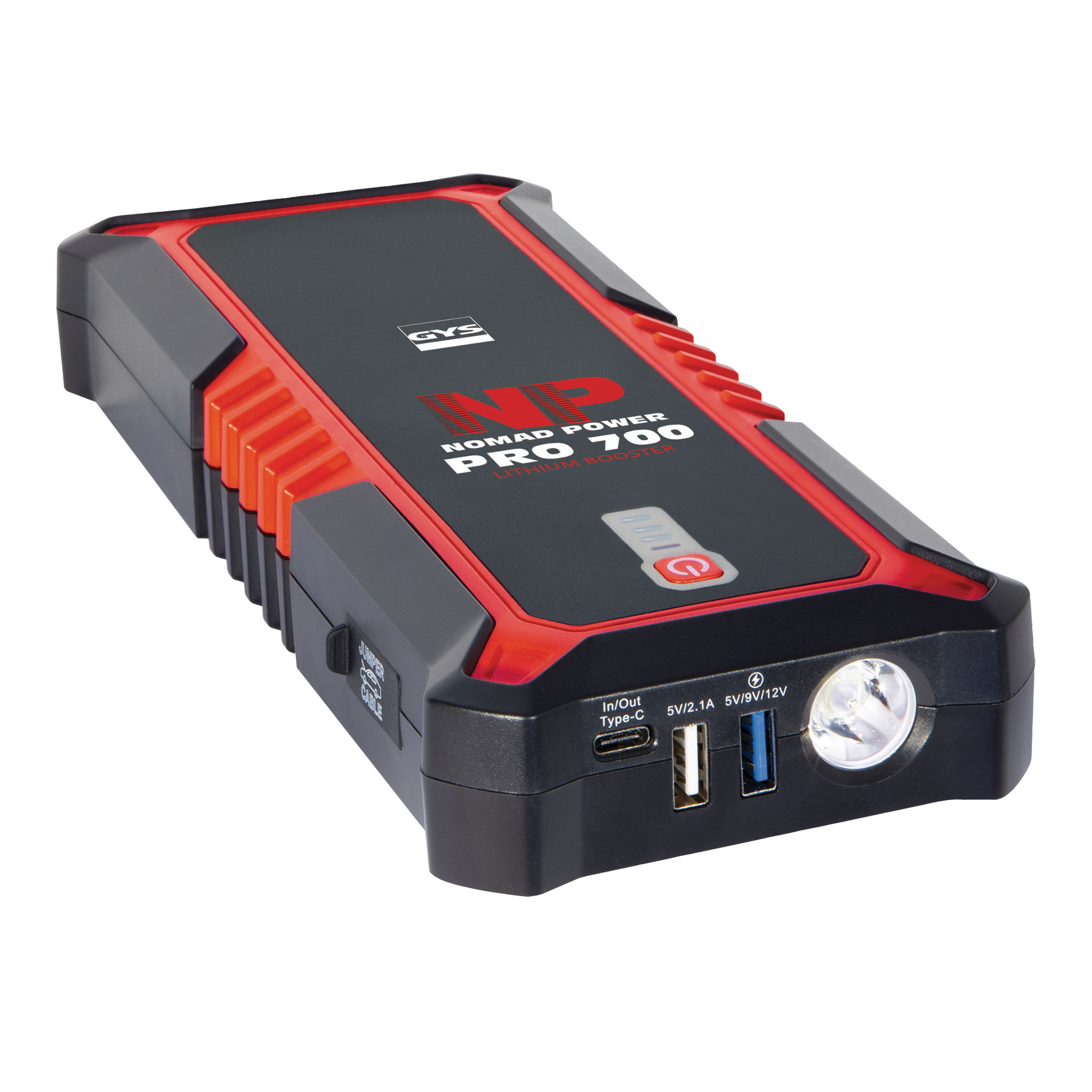 Startgerät Booster 12 V, NOMAD POWER PRO 700, 12 V, 600 A