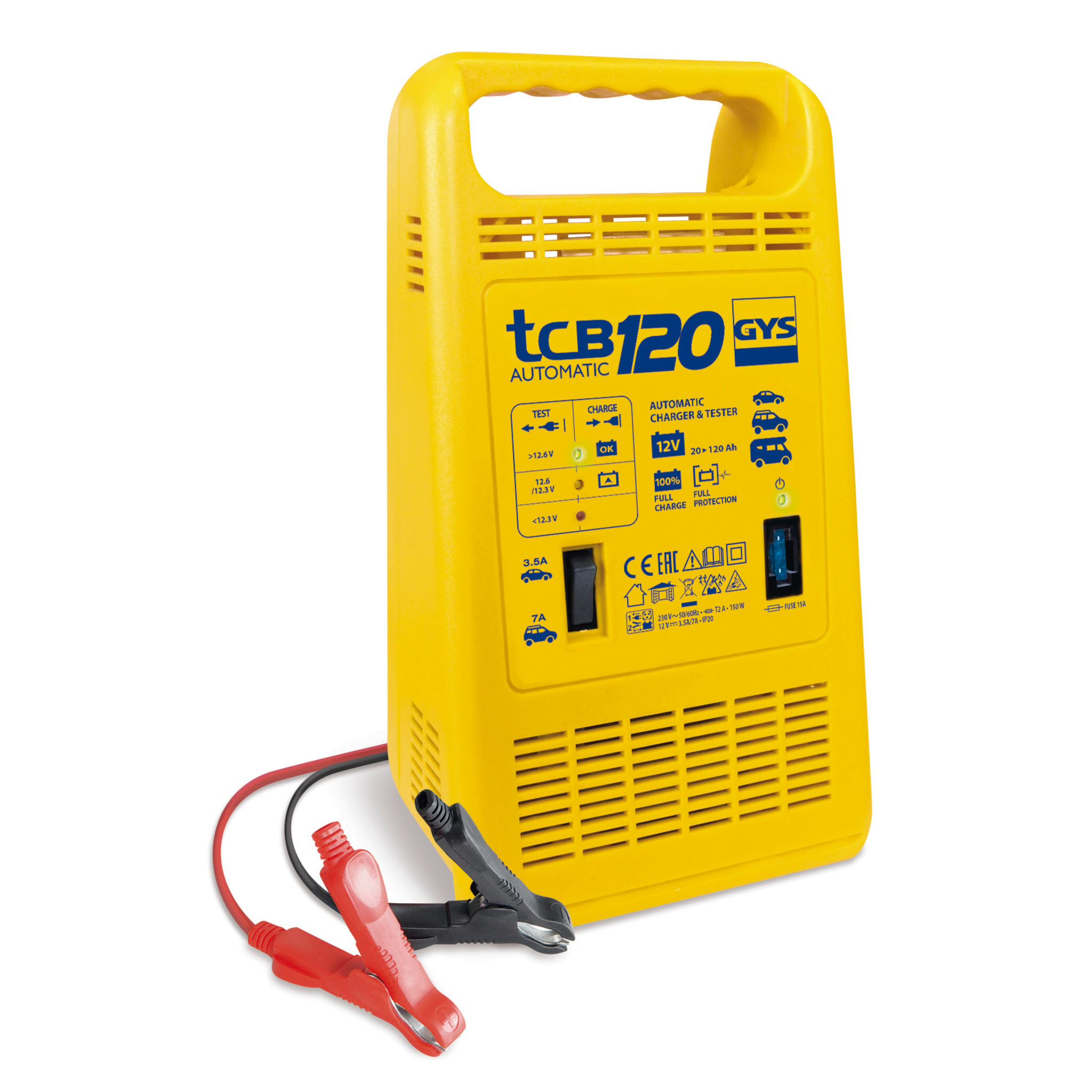 Batterie-Ladegerät, TCB 120, 12 V, 30 - 120 Ah