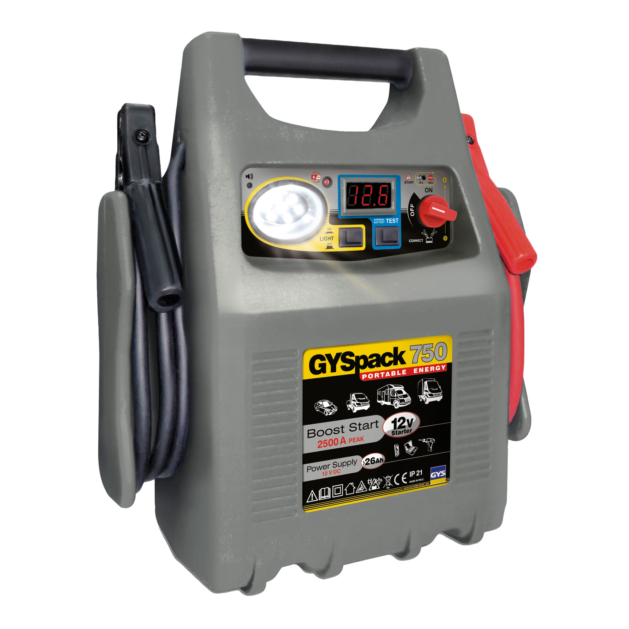 Startgerät Booster, GYSPACK 750, 12 V