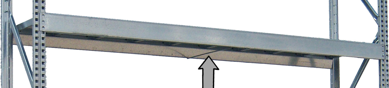 Distanzhalter WS 800 mm, Profil 50/70, für Weitspann-Regal