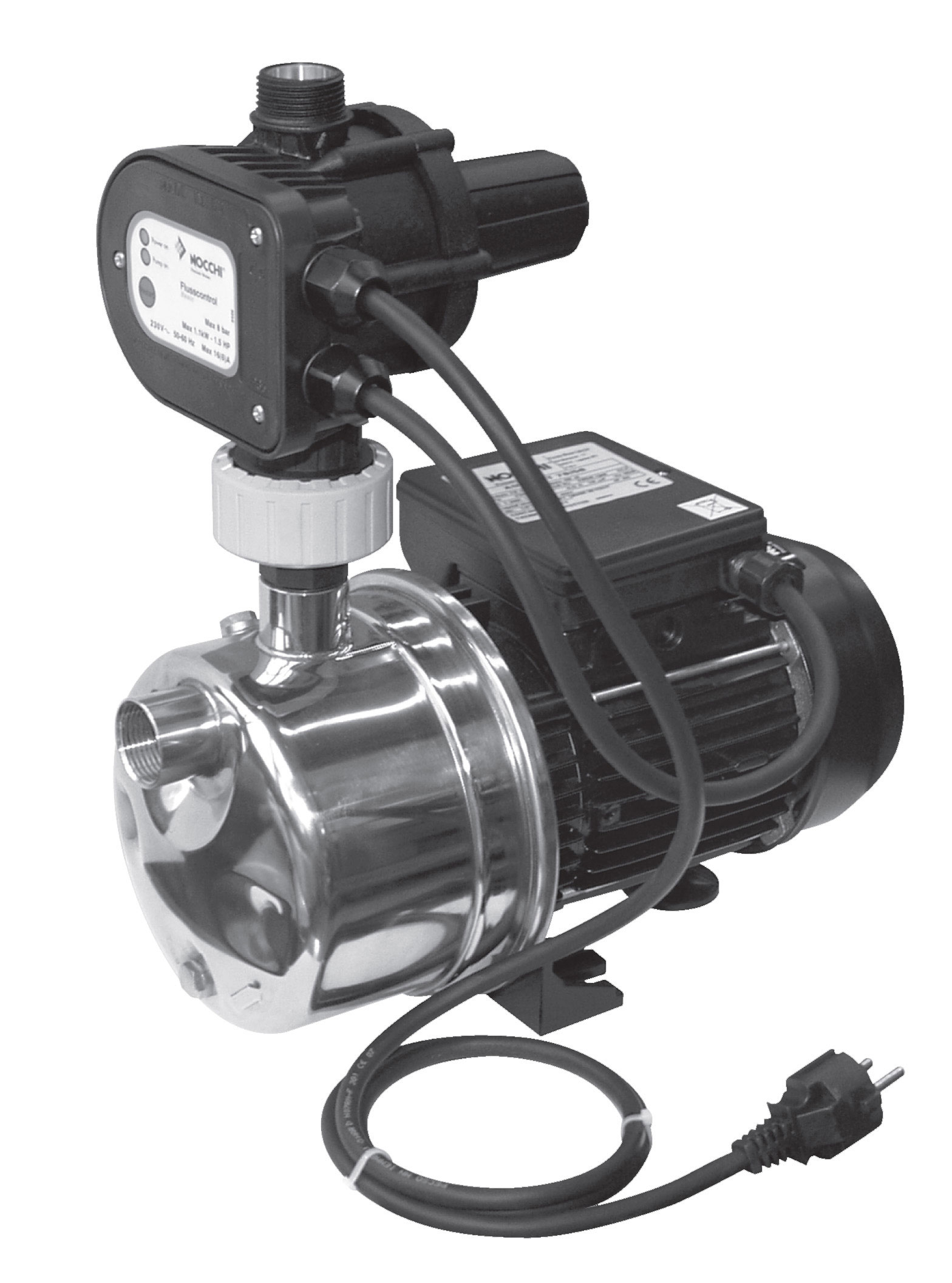 Oberflächenpumpe Autojet 1600, mit Druck- und Flusskontrolle Oberflächenpumpe Autojet 1600, mit Druck- und Flusskontrolle