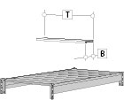Fachboden für Variant/Master 830x2200, Tragkraft 1620 kg
