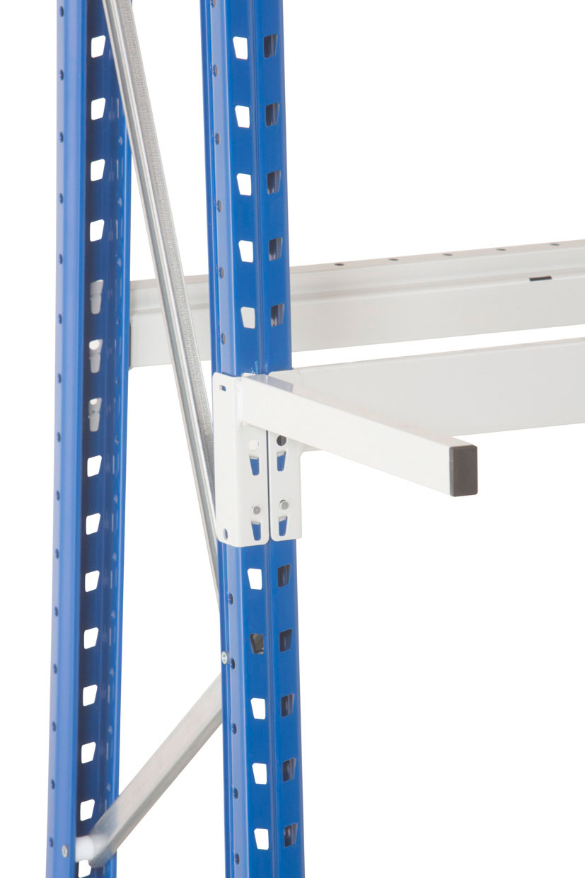 Trennelement VR Vierkantrohr 35x20 rechts L500 mm, am Rahmen montiert, RAL7035
