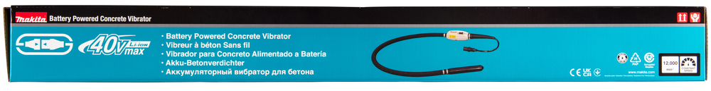 Akku-Betonverdichter 36V mit Verbindungsstecker, Makita VR001CZ