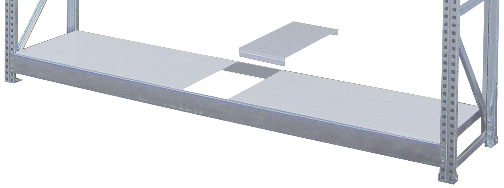 Einlegeboden WS 1800 x 400 mm verzinkt, zu Weitspannregal