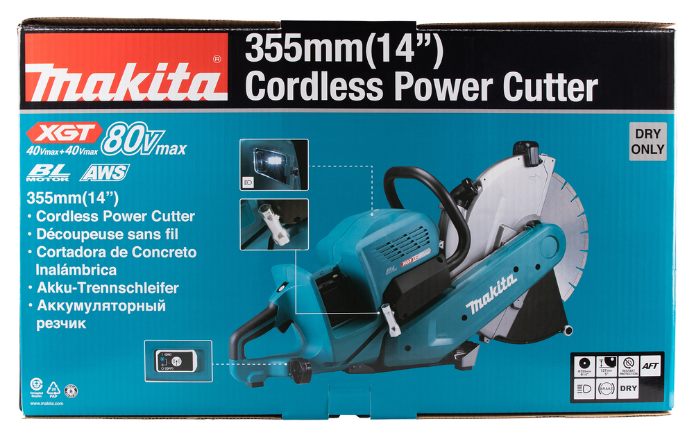 Akku-Trennschleifer XGT 2x40V=80Vmax, Makita CE002GZ01