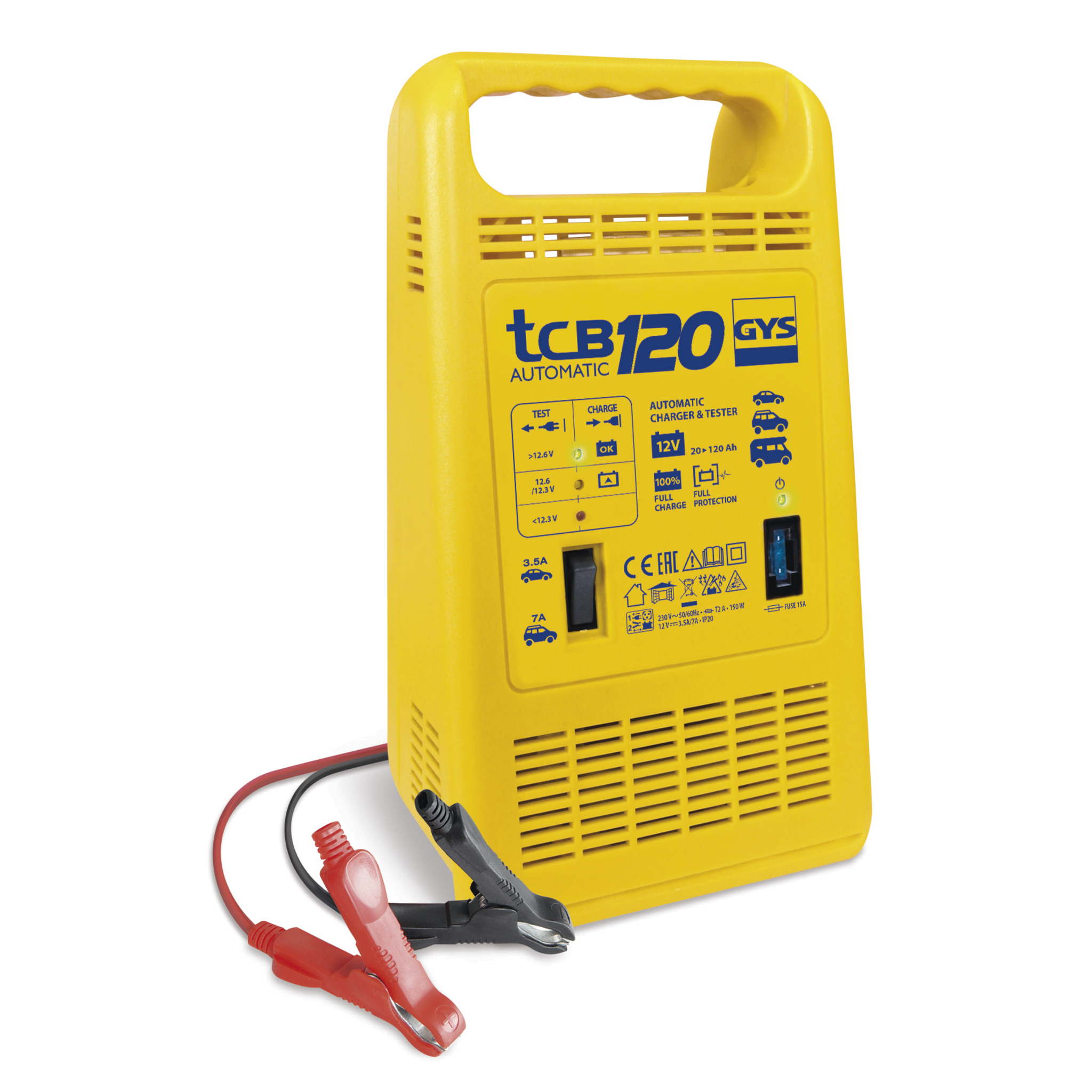 Batterie-Ladegerät, TCB 120, 12 V, 30 - 120 Ah