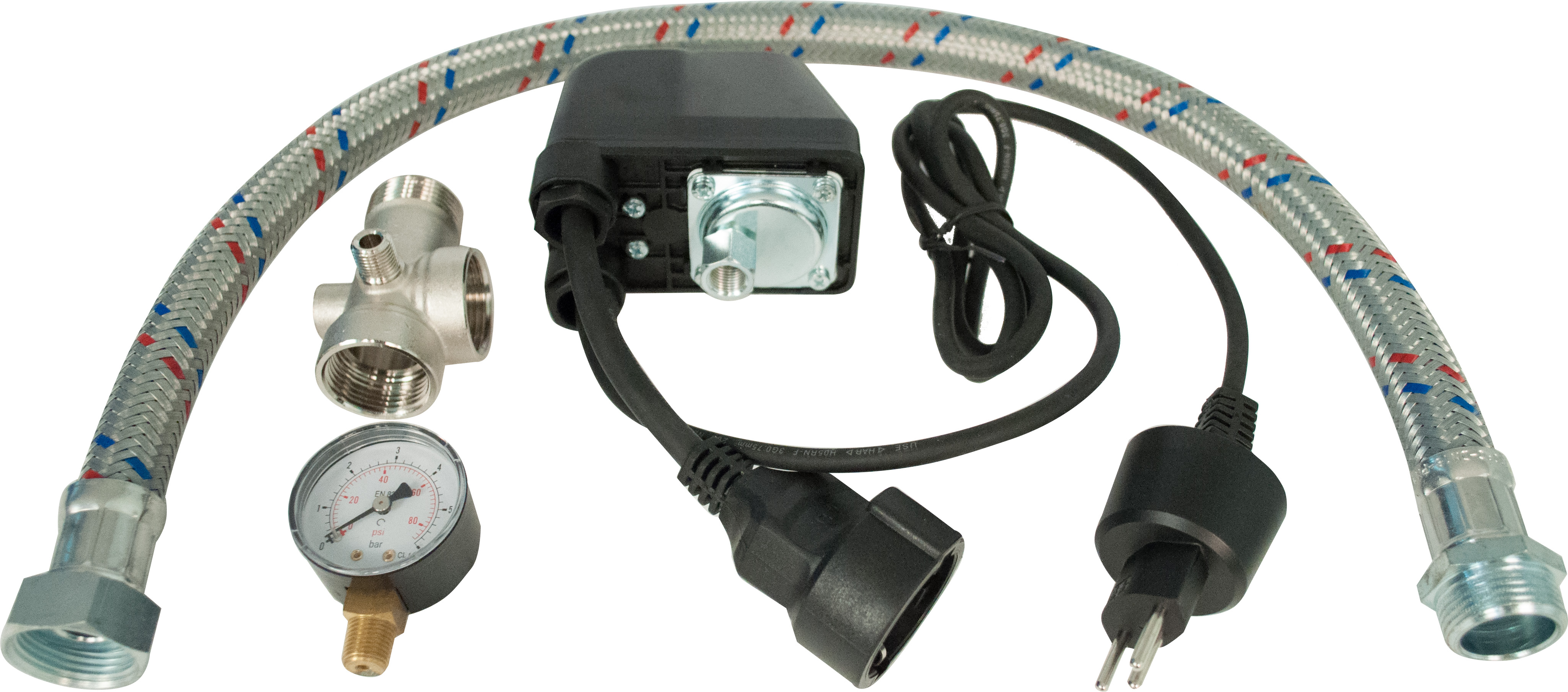 Druckschalter-Set zur Automatisierung von Pumpen,