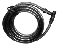Ansaugschlauch D=25 mm, Länge 7 m, komplett